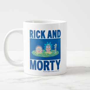 RICKとMORTY™ ポータルを介したピーク ジャンボコーヒーマグカップ