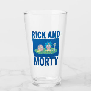 RICKとMORTY™ ポータルを介したピーク タンブラーグラス
