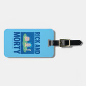 RICKとMORTY™|ポータルを介したピーク ラゲッジタグ (正面横)