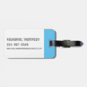 RICKとMORTY™|ポータルを介したピーク ラゲッジタグ (裏面横)