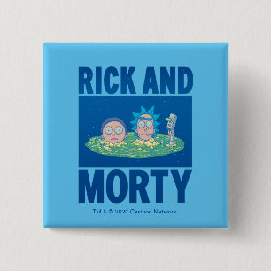 RICKとMORTY™ ポータルを介したピーク 缶バッジ
