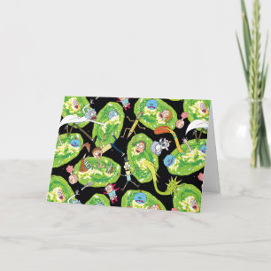 RICKとMORTY™ ポータルパターンを通過 カード