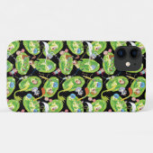 RICKとMORTY™|ポータルパターンを通過 Case-Mate iPhoneケース (裏面(横))