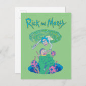 RICKとMORTY™|ポータルレスキュー インビテーションポストカード (正面/裏面)