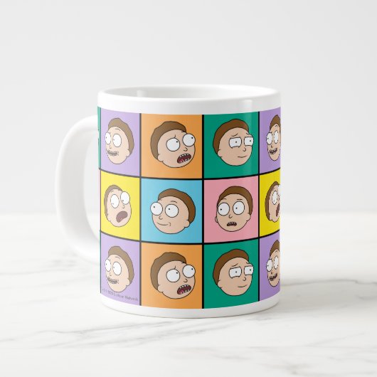 RICKとMORTY™|モーティの気分 ジャンボコーヒーマグカップ (正面左)