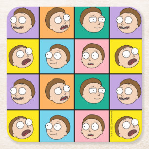 RICKとMORTY™ モーティの気分 スクエアペーパーコースター