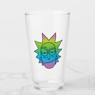 RICKとMORTY™ レインボーリックヘッドパターン タンブラーグラス