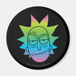 RICKとMORTY™ レインボーリックヘッドパターン マグネット