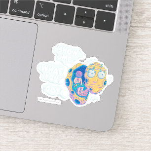 RICKとMORTY™ 何を表示するかを表示得する シール