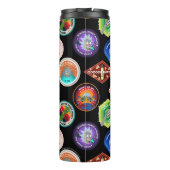 RICKとMORTY™|外部スペースパッチパターン タンブラー (裏面)