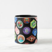 RICKとMORTY™|外部スペースパッチパターン マグカップ (中央)