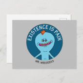 RICKとMORTY™|存在は痛み インビテーションポストカード (正面/裏面)