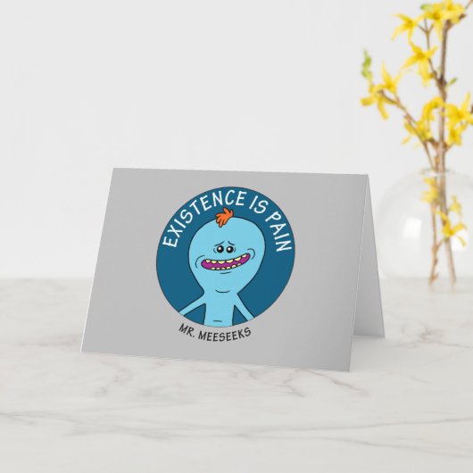 RICKとMORTY™|存在は痛み カード (黄色い花)