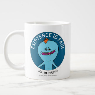 RICKとMORTY™|存在は痛み ジャンボコーヒーマグカップ