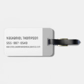 RICKとMORTY™|存在は痛み ラゲッジタグ (裏面横)