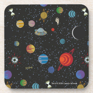 RICKとMORTY™ 宇宙パターン コースター
