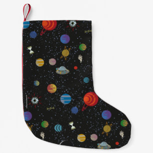 RICKとMORTY™ 宇宙パターン スモールクリスマスストッキング