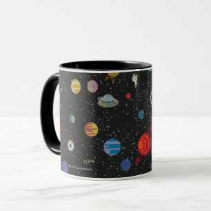 RICKとMORTY™ 宇宙パターン マグカップ