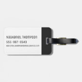 RICKとMORTY™|宇宙パターン ラゲッジタグ (裏面横)