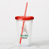 RICKとMORTY™|宇宙ベス·ディファイアンス·クルー アクリルタンブラー (裏面)