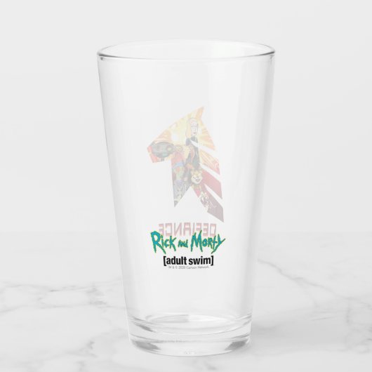 RICKとMORTY™|宇宙ベス·ディファイアンス·クルー タンブラーグラス (裏面)