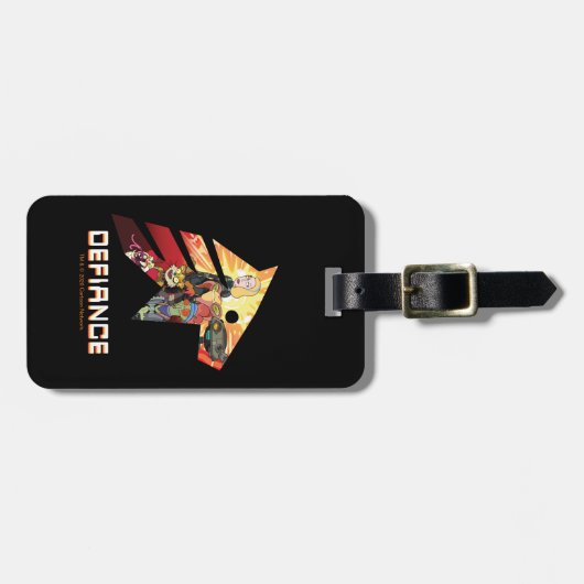 RICKとMORTY™|宇宙ベス·ディファイアンス·クルー ラゲッジタグ (正面横)