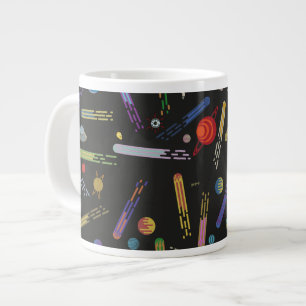 RICKとMORTY™ 宇宙彗星のパターン ジャンボコーヒーマグカップ