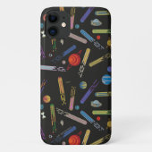 RICKとMORTY™|宇宙彗星のパターン Case-Mate iPhoneケース (裏面)