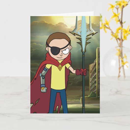 RICKとMORTY™|悪の魔 カード (黄色い花)