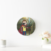 RICKとMORTY™|悪の魔 ラウンド壁時計 (ホーム)