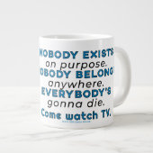 RICKとMORTY™|意図的には誰も存在しません ジャンボコーヒーマグカップ (正面右)