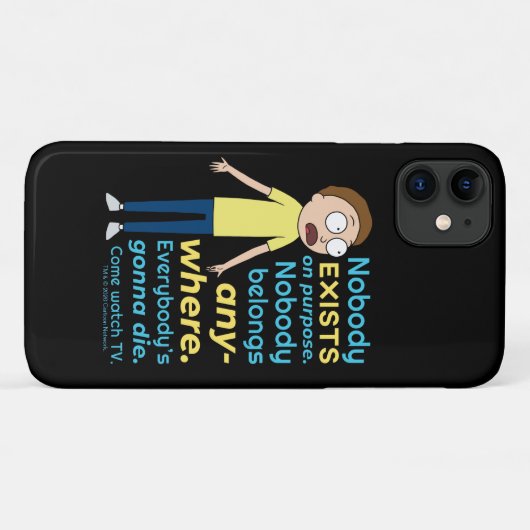 RICKとMORTY™|意図的には誰も存在しません Case-Mate iPhoneケース (裏面(横))