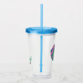 RICKとMORTY™|感染したポータルから落下 アクリルタンブラー (右)