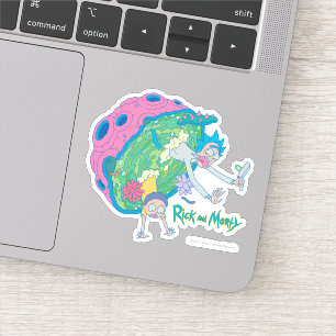 RICKとMORTY™ 感染したポータルから落下 シール