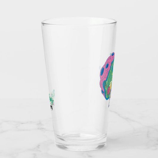 RICKとMORTY™|感染したポータルから落下 タンブラーグラス (右)