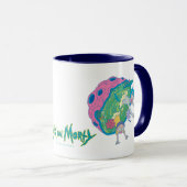 RICKとMORTY™|感染したポータルから落下 マグカップ (正面右)