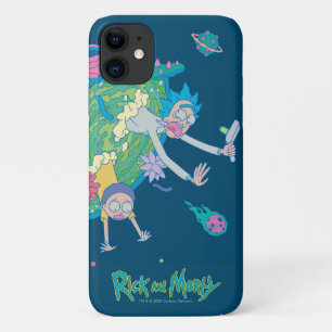 RICKとMORTY™ 感染したポータルから落下 iPhone 11 ケース