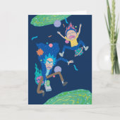 RICKとMORTY™|感染したポータルのジャンプ カード (正面)