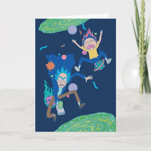 RICKとMORTY™|感染したポータルのジャンプ カード (正面)