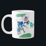 RICKとMORTY™|感染したポータルのジャンプ ジャンボコーヒーマグカップ<br><div class="desc">リックとモーティの秋はこの感染したスタイルのグラフィックの中から別のポータルに入り込む!</div>