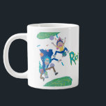 RICKとMORTY™|感染したポータルのジャンプ ジャンボコーヒーマグカップ<br><div class="desc">リックとモーティの秋はこの感染したスタイルのグラフィックの中から別のポータルに入り込む!</div>