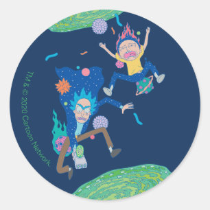 RICKとMORTY™ 感染したポータルのジャンプ ラウンドシール