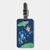 RICKとMORTY™|感染したポータルのジャンプ ラゲッジタグ (正面縦)