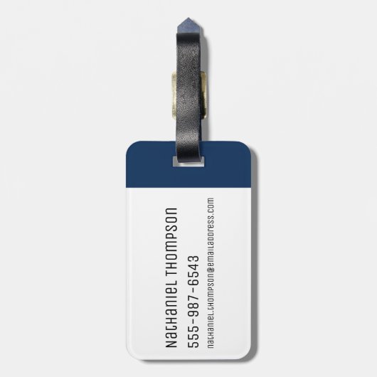 RICKとMORTY™|感染したポータルのジャンプ ラゲッジタグ (裏面縦)