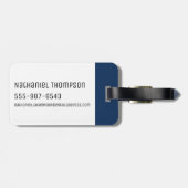 RICKとMORTY™|感染したポータルのジャンプ ラゲッジタグ (裏面横)