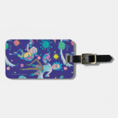 RICKとMORTY™|感染細胞のパターン ラゲッジタグ (正面横)