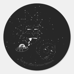 RICKとMORTY™ 星座 ラウンドシール