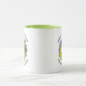 RICKとMORTY™|様式化されたモーティフライ引用文 マグカップ (中央)