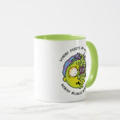 RICKとMORTY™|様式化されたモーティフライ引用文 マグカップ (正面右)