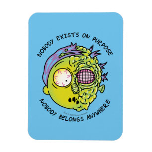 RICKとMORTY™ 様式化されたモーティフライ引用文 マグネット